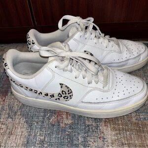 Women’s Nike Sneakers with Leopard Print Swoosh